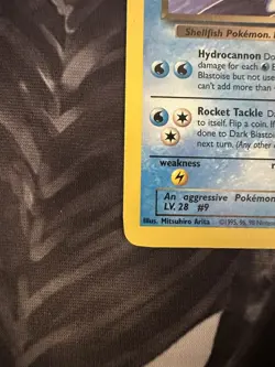 Pokemon TCG Dark Blastoise 20/82 Team Rocket Non-Holo Unlimited - Image 4