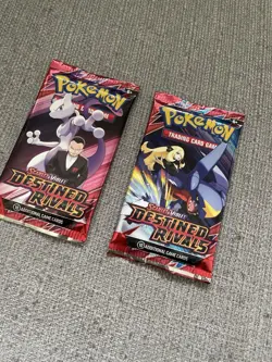 Pokemon Destined Rivals X2 Booster Packs Factory Sealed - Image 1