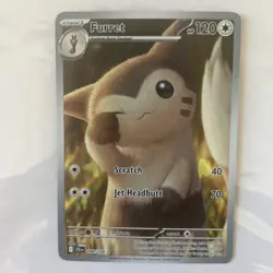 Pokemon TCG - SV Journey Together - Furret 168/159 NM *Possible PSA10* - Image 1