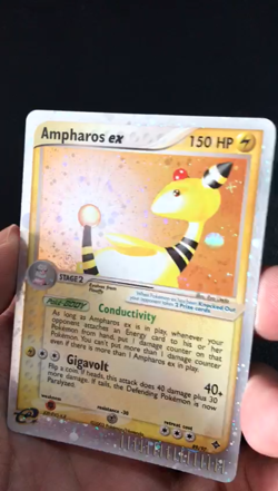 Pokemon TCG Rare Ampharos EX 89/97 Ruby & Sapphire Dragon 2003 WOTC NM Condition - Image 2