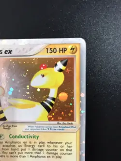 Pokemon TCG Rare Ampharos EX 89/97 Ruby & Sapphire Dragon 2003 WOTC NM Condition - Image 3