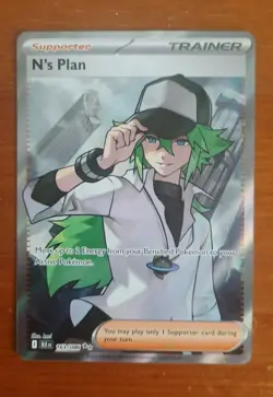 N’s Plan 163/086 - Black Bolt - Full Art - Pokemon - NM - Image 1