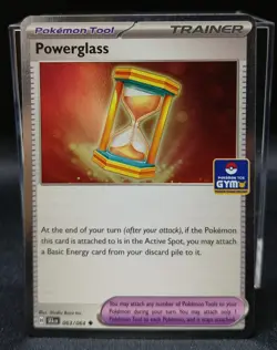 Pokemon Asia Exclusive Gym Promo Powerglass 063/064 - Image 1