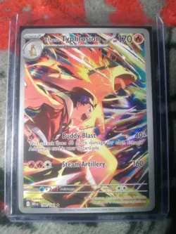 Pokemon TCG Ethan's Typhlosion Destined Rivals Illustration Rare Card 190/182 - Image 1