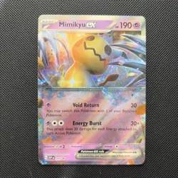 Pokemon TCG Mimikyu EX SVP004 Black Star Promo Card NM Condition - Image 2