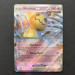 Pokemon TCG Mimikyu EX SVP004 Black Star Promo Card NM Condition - Image 3