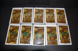 10 Sealed Booster Packs - Star Wars CCG Jabba’s Palace - Trading Cards 1998 - Image 1
