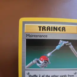 Pokemon TCG Maintenance Base Set 2 112/130 Regular trainer card - Image 2