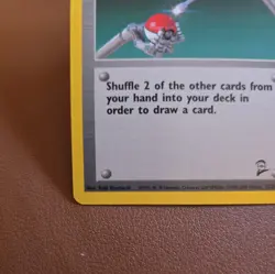 Pokemon TCG Maintenance Base Set 2 112/130 Regular trainer card - Image 5