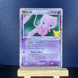 Mew ex 88/92 Holo Celebrations Classic Collection Trading Card 2021 Ungraded - Image 1