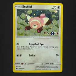 Stufful 110/147 - Toys R Us Promo - Pokemon Card - Image 1