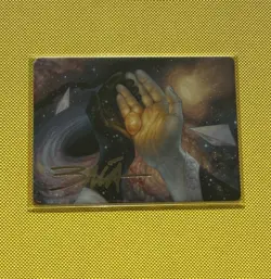 MTG Marvel's Spider-Man the Soul Stone Art Card Gold-Stamped Signature - Image 1