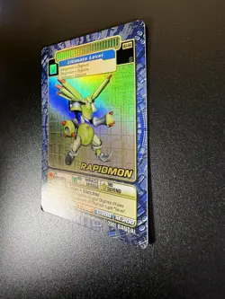 Digimon Rapidmon BO-168 S Card 2001 Digi-Battle Series 4 Bandai Holo Nm - Image 4