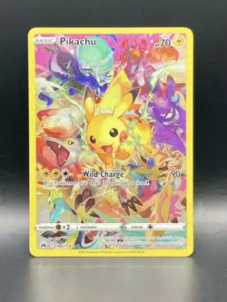 Pikachu 160/159 Crown Zenith Ultra Rare Unique Full Art Pokemon Card NM/M - Image 1