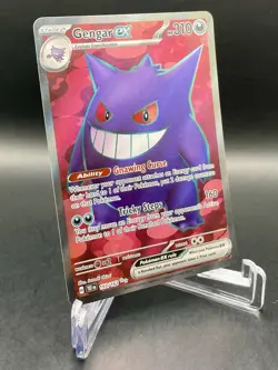 Gengar ex 193/162 Temporal Forces Ultra Rare Full Art Holo Pokemon Card NM/M - Image 3