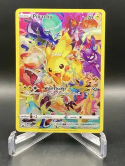 Pikachu 160/159 Crown Zenith Ultra Rare Unique Full Art Pokemon Card NM/M - Image 1