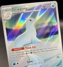Dewgong 097/094 Phantasmal Flames Illustration Rare Full Art Pokemon Card NM/M - Image 3