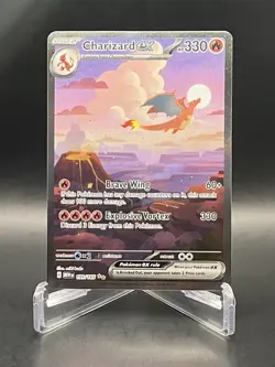 Charizard ex 199/165 SV 151 Special Illustration Rare Full Art Pokemon Card NM/M - Image 1