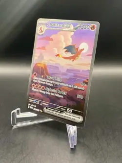 Charizard ex 199/165 SV 151 Special Illustration Rare Full Art Pokemon Card NM/M - Image 2