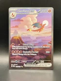 Charizard ex 199/165 SV 151 Special Illustration Rare Full Art Pokemon Card NM/M - Image 5