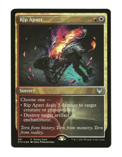 Rip Apart MTG Foil Instant Card Promo Pack Strixhaven 1x NM Magic The Gathering - Image 1