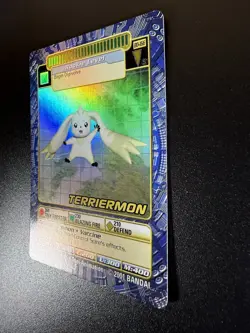 Digimon Terriermon BO-166 S Card 2001 Digi-Battle Series 4 Bandai Holo Nm/M - Image 4