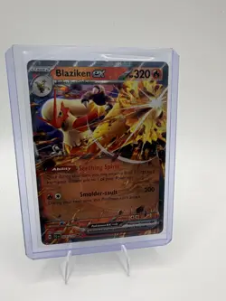 Pokemon Journey Together Blaziken ex Card Holo #024/159 - Image 1