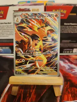 Pokemon TCG Ethans Typhlosion Full Art Card Destined Rivals 190/182 NM - Image 1