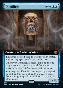 Demilich (Extended Art) - Near Mint MTG Adventures in the Forgotten Realms - Image 1