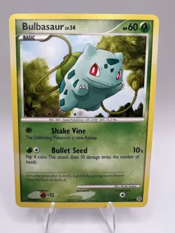 Pokemon Secret Wonders Common Card - Bulbasaur 77/132 - NM - Image 1