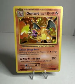 Pokemon TCG XY Evolutions Charizard Holo Rare Card 11/108 Near Mint Condition - Image 1