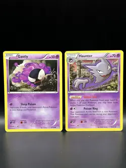 Gastly 33/83 & Haunter 34/83 - Pokemon Generations Card - NM/LP - Image 1