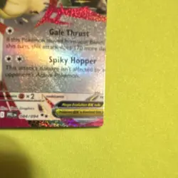 Pokemon TCG Mega Lopunny EX Holo Card 084/094 Stage miscut error card - Image 3