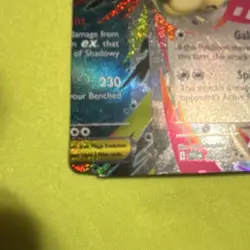 Pokemon TCG Mega Lopunny EX Holo Card 084/094 Stage miscut error card - Image 4