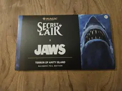 Magic The Gathering MTG Secret Lair x Jaws Terror of Amity Island Rainbow Foil - Image 1