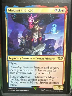 MTG : Magnus the Red 40K 131 - Universes Beyond: Warhammer 40,000 / PACK FRESH - Image 1