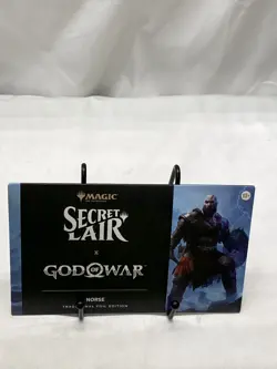 Magic The Gathering Secret Lair God of War Norse Traditional Foil - Image 1