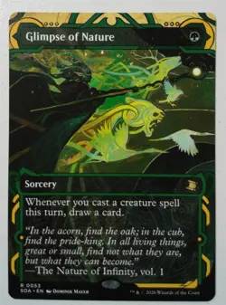 Glimpse of Nature *Rare* Magic MtG x1 SOA Mystical Archive - Image 1