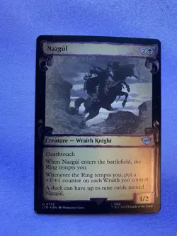 Complete NM FOIL SET: Nazgul Showcase Scrolls Foil Lord of The Rings - Image 3