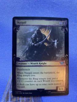 Complete NM FOIL SET: Nazgul Showcase Scrolls Foil Lord of The Rings - Image 4