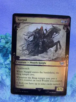 Complete NM FOIL SET: Nazgul Showcase Scrolls Foil Lord of The Rings - Image 5
