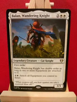 Balan, Wandering Knight - Commander Masters - Rare - NM - MTG - Image 1