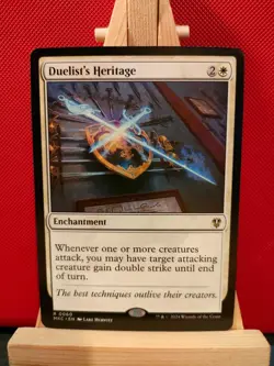 Duelist's Heritage - Murders at Karlov Manor - Rare - NM - MTG - Image 1
