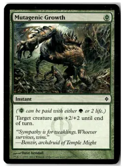 MTG Mutagenic Growth - New Phyrexia Moderately Played English - Image 1