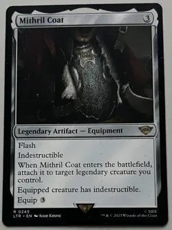 MTG LTR: Tales of Middle-earth Mithril Coat Legendary Artifact RARE REGULAR 0245 - Image 1