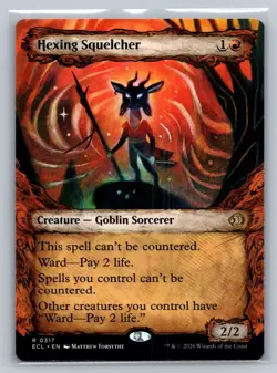 Magic: The Gathering -LORWYN ECLIPSED- Hexing Squelcher (SHOWCASE RARE) #317 - Image 1