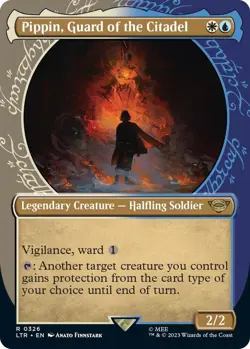 Pippin, Guard of the Citadel (Showcase) 326 The Lord of the Rings Magic MTG NM/M - Image 1