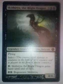 Skithiryx, the Blight Dragon mtg non-foil Scars of Mirrodin - Image 1