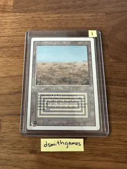 Magic: The Gathering Scrubland Rare Land Revised Edition Regular - Image 1