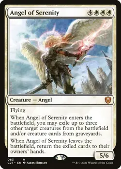 Magic the Gathering (mtg): C21: Angel of Serenity - Mythic - Image 1